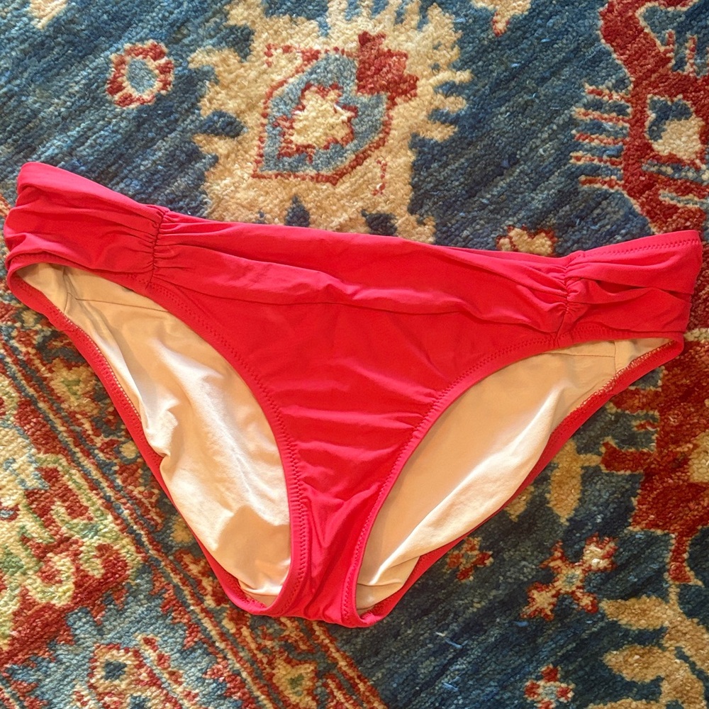 J. Crew Vibrant Red Bikini Bottom